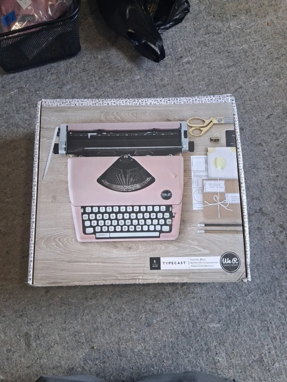 Retro Pink Typewriter We R Keepers